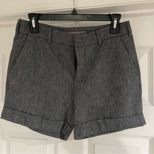 Zara Charcoal Women's Wool blend Shorts